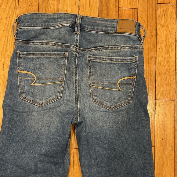 AMERICAN EAGLE High-Rise Next-Level stretch jegging. Size 6 X-long. EUC. - Picture 13 of 13